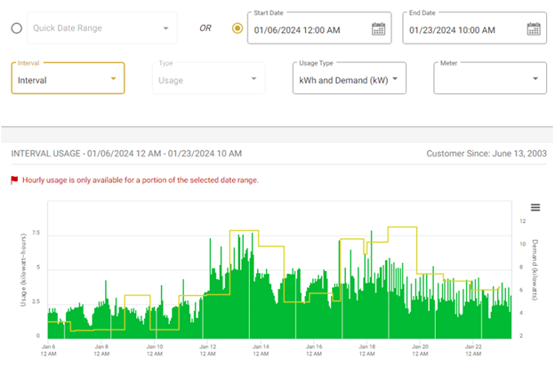 SmartHub Why Can't I See Demand