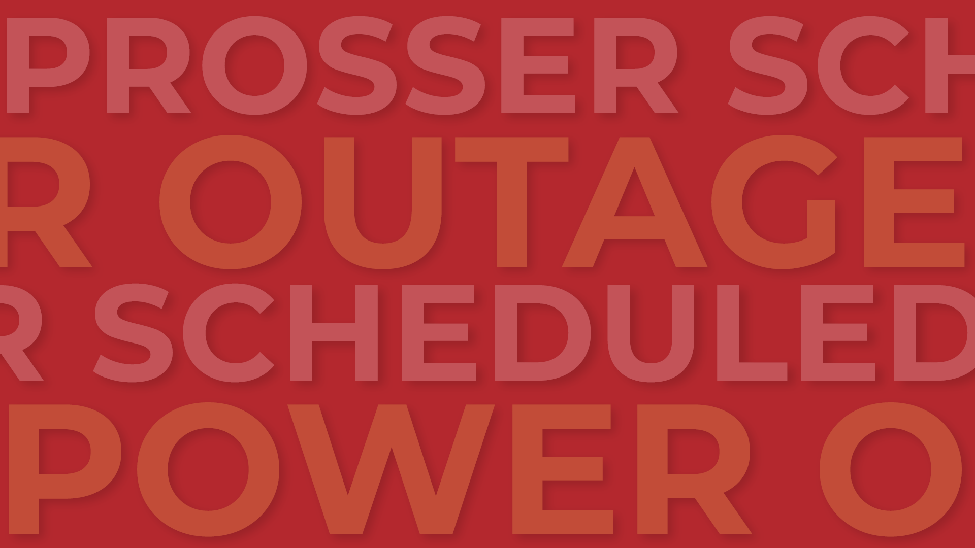 Prosser Scheduled Power Outage