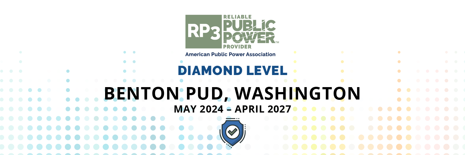 Benton PUD has earned the 'Diamond' RP3® designation!