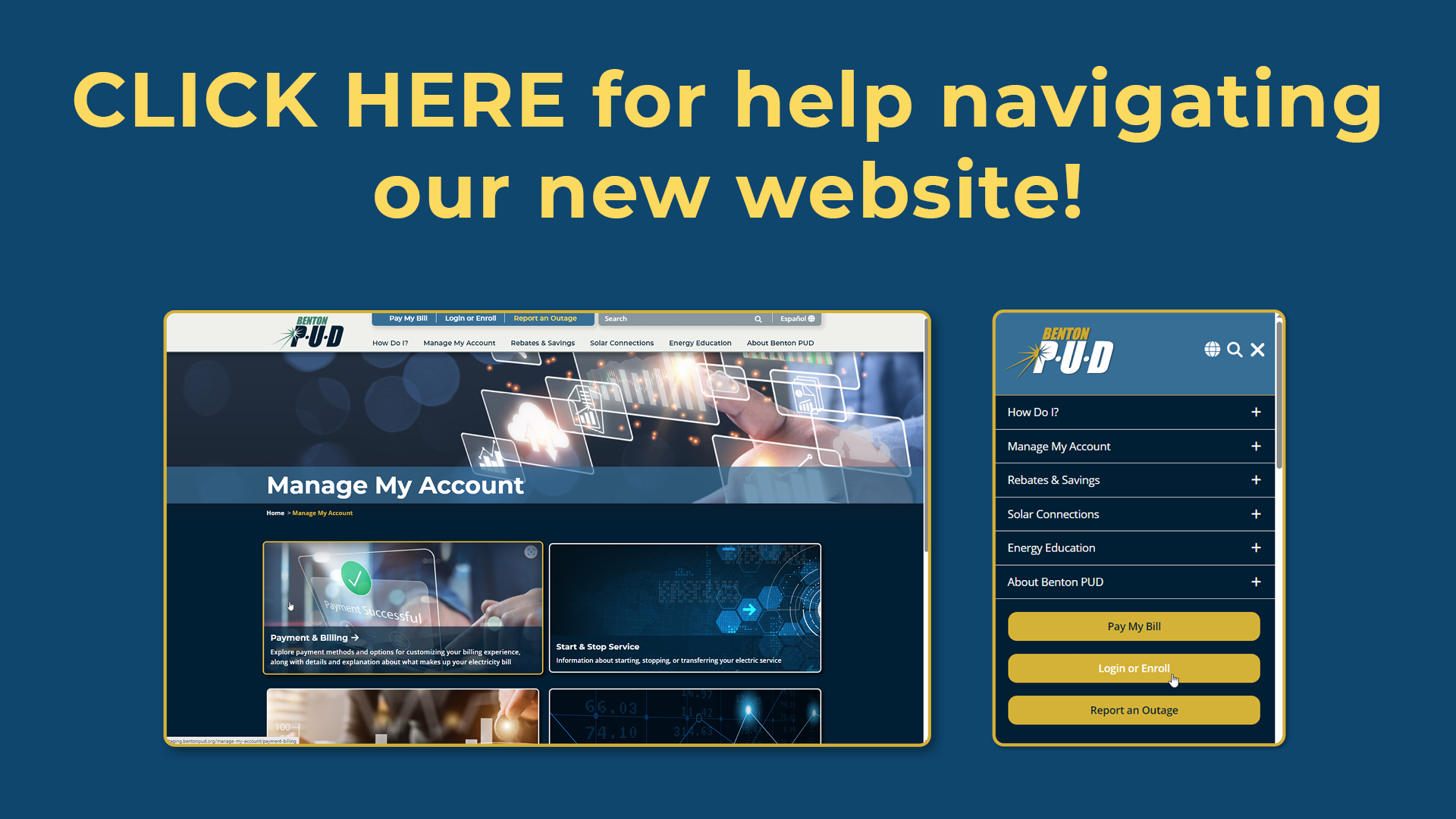 Notice anything different? Take a tour of our new website!